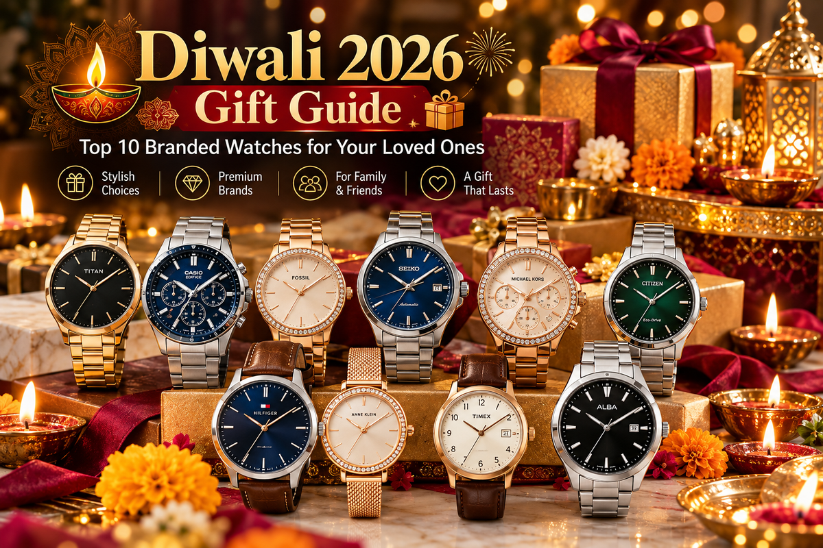 Diwali 2026 Gift Guide: Top 10 Branded Watches for Your Loved Ones