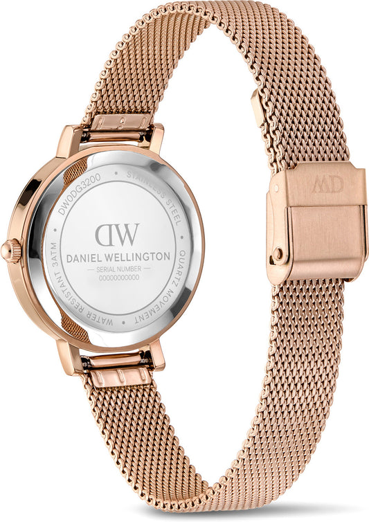 Daniel Wellington DW0DL3201 Silver Dial Women's Rose Gold Stainless Steel Watch