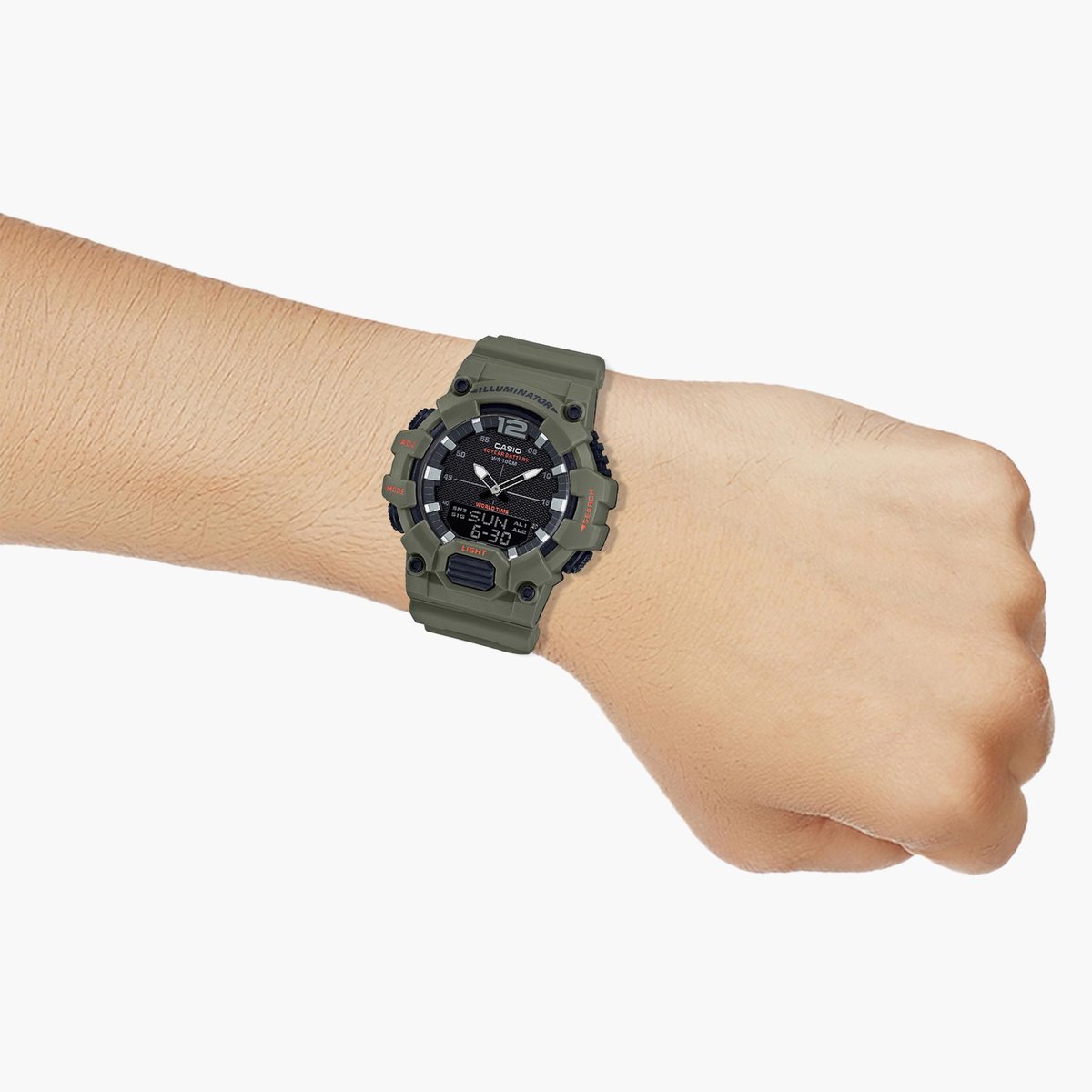 Casio Youth D178 on wrist lifestyle image