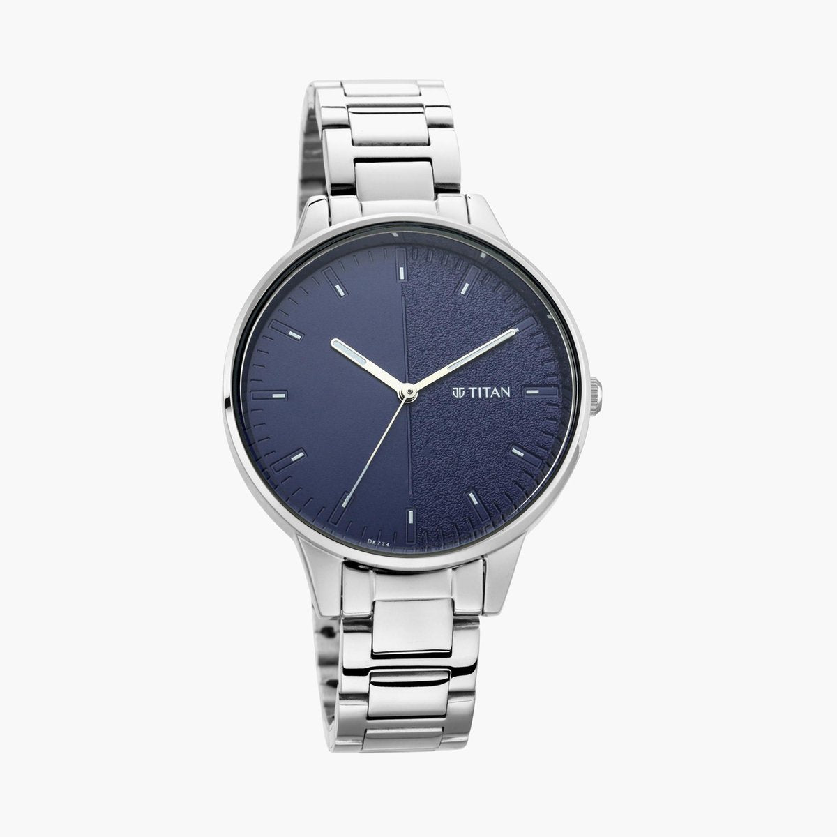 Titan 2648SM01 Blue Gradient Dial Women’s Analog Stainless Steel Watch