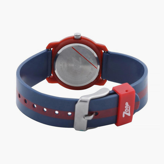 Zoop NUC3025PP16 Analog Quartz Kids’ Watch with Blue Dial and Blue Plastic Strap
