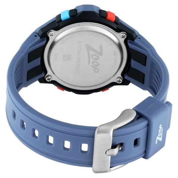 Zoop NR16012PP01 Kids Digital Quartz Watch – Digital Dial with Grey PU Strap