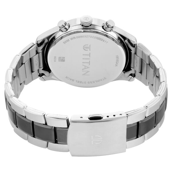 Titan 1805KM02 Workwear Anthracite Dial Multifunction Quartz Analog Watch – Men