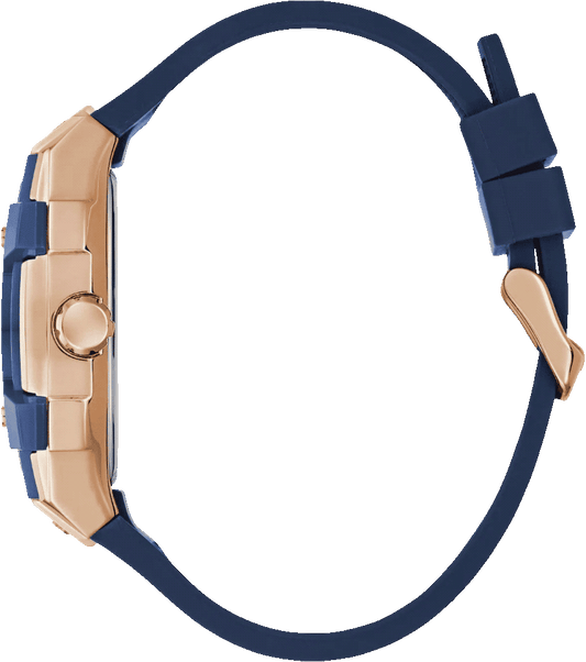 Guess GW0956G4 Phoenix Men's Blue Multi-Function Analog Watch with Silicone Strap