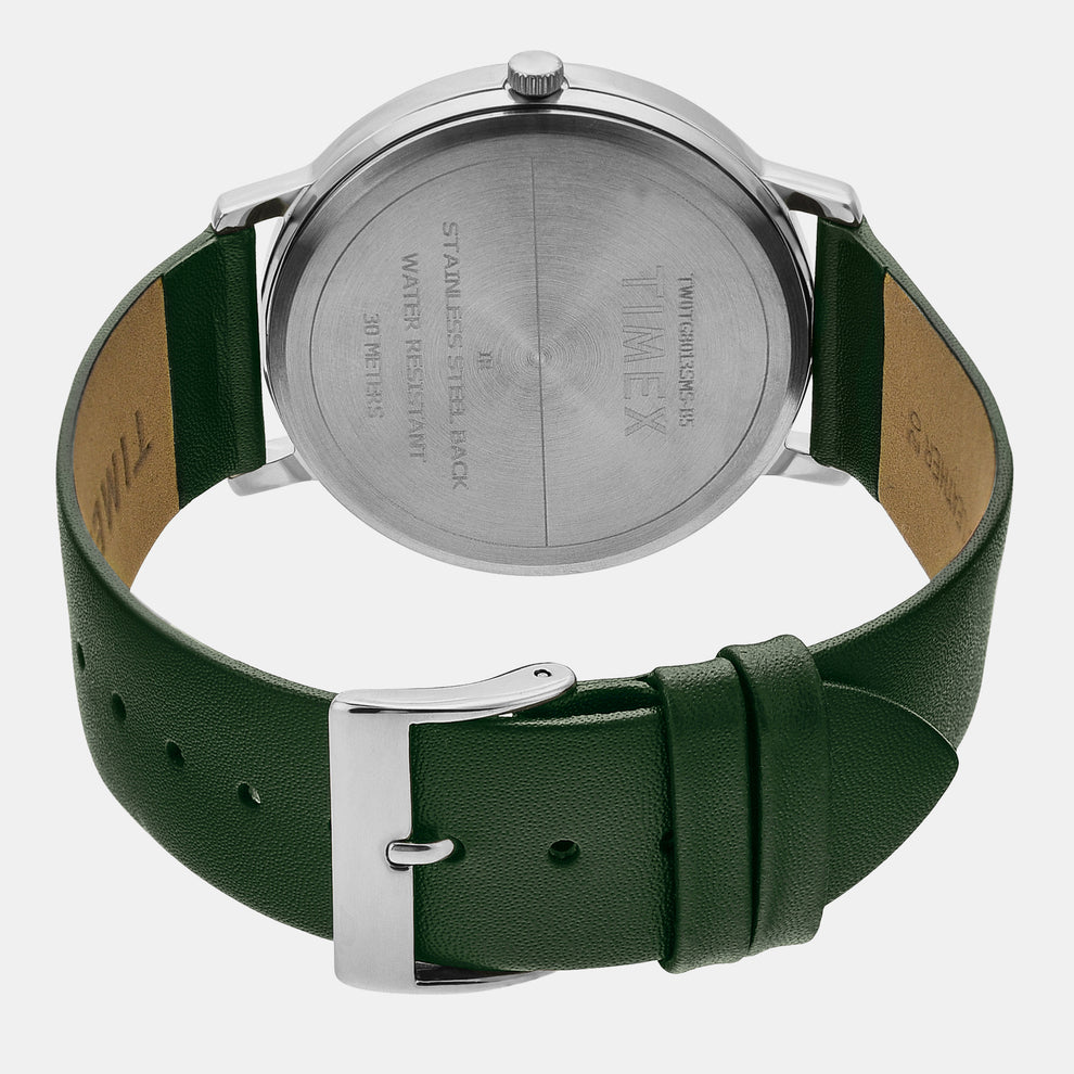 Timex TW0TG8013 Men’s Silver Dial Quartz Analog Watch
