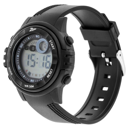 Zoop NT26017PP02 Kids Digital Quartz Dial Black PU Strap Watch by Titan