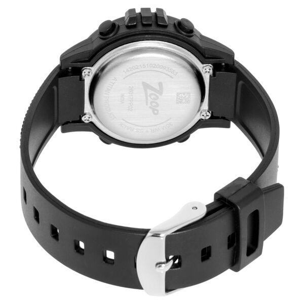 Zoop NT26017PP02 Kids Digital Quartz Dial Black PU Strap Watch by Titan