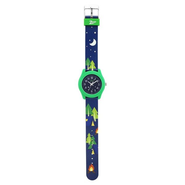 Zoop NR26019PP28 Outdoor Life Blue Dial Analog Quartz Watch for Kids with Plastic Strap