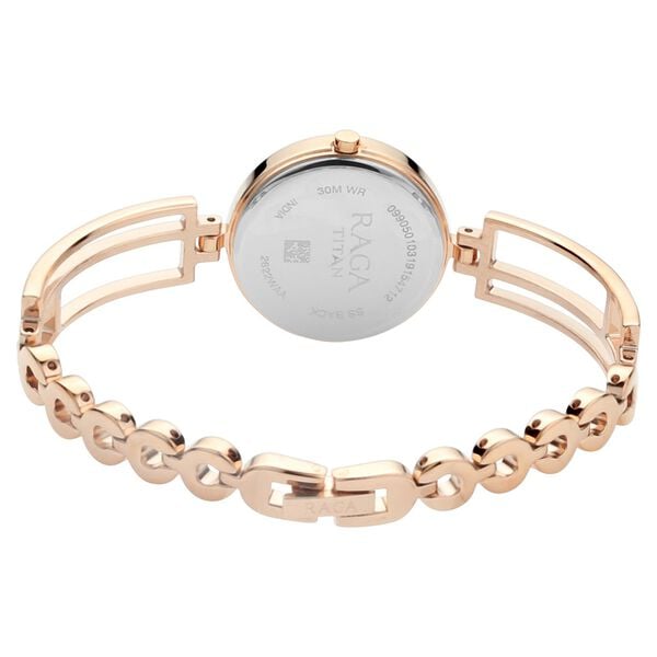 Titan 2622WM01 Women’s Analog Quartz Watch — Rose Gold Dial & Rose Gold Metal Strap