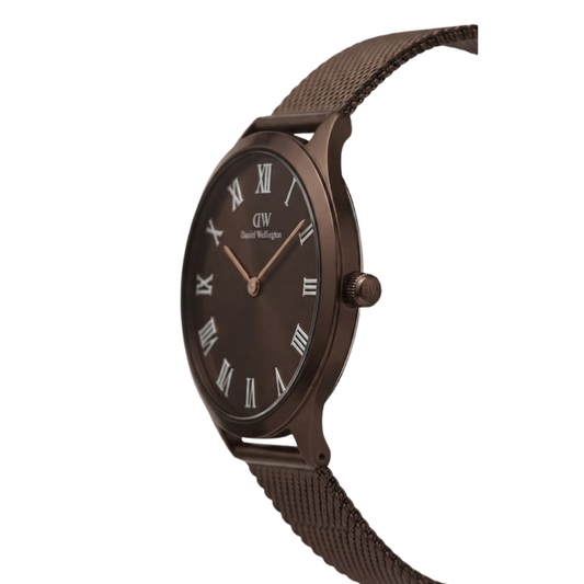 Daniel Wellington DW0DG2700 Brown Dial Men's Brown Stainless Steel Analog Watch