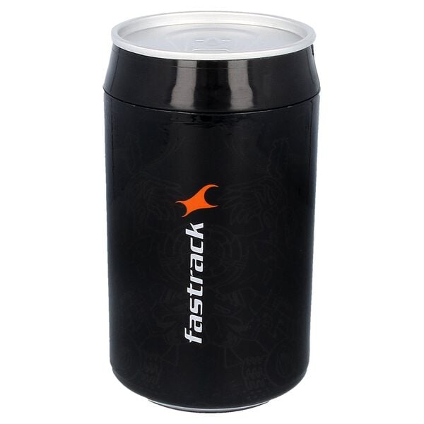 Fastrack 3021SM01 Quartz Analog Black Dial Stainless Steel Strap Men’s Watch