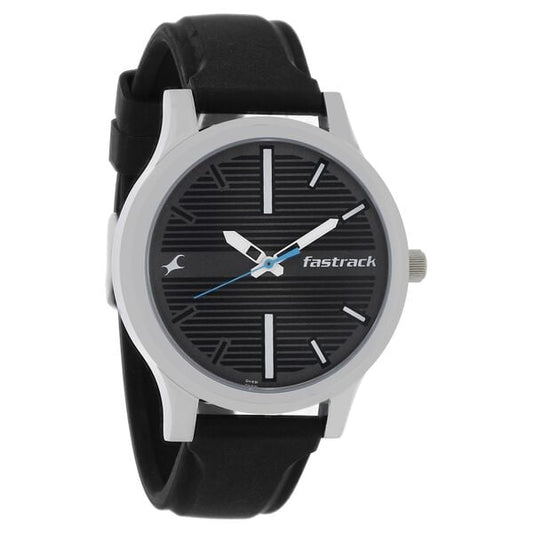 Fastrack 38051SP01 Quartz Analog Grey Dial Silicone Strap Men’s Watch