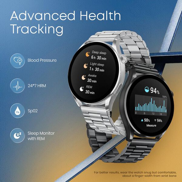 Fastrack 38126NM01K Dezire FX1 Smartwatch with Bluetooth Calling & 3.5 cm Display