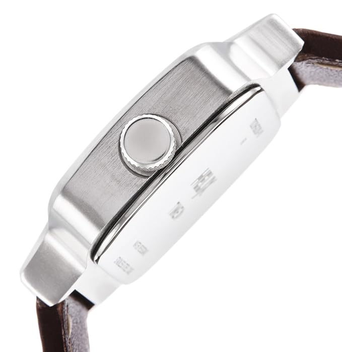 Timex Helix TI020HG0200 Brown dial, brown leather strap analog watch for Men