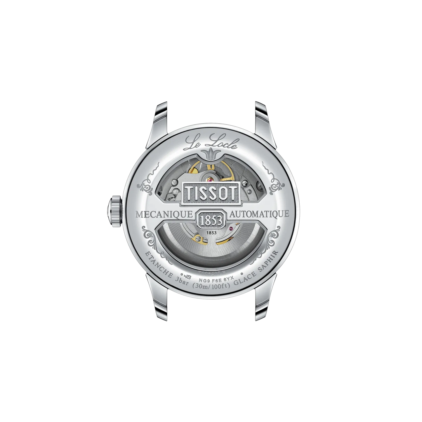 Tissot T0064071603300 Silver Dial 39.3 mm Men’s Swiss Automatic Watch – Black Leather Strap, Powermatic 80 Movement