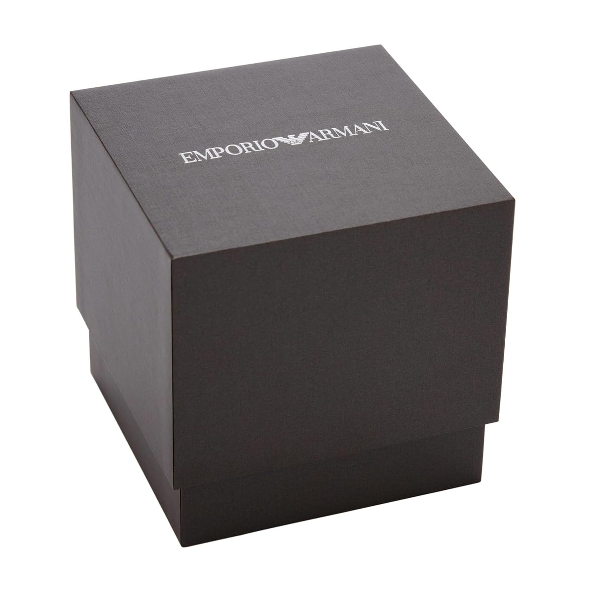 Emporio Armani AR1918 Luigi Men's Black Dial Black Leather Chronograph Watch
