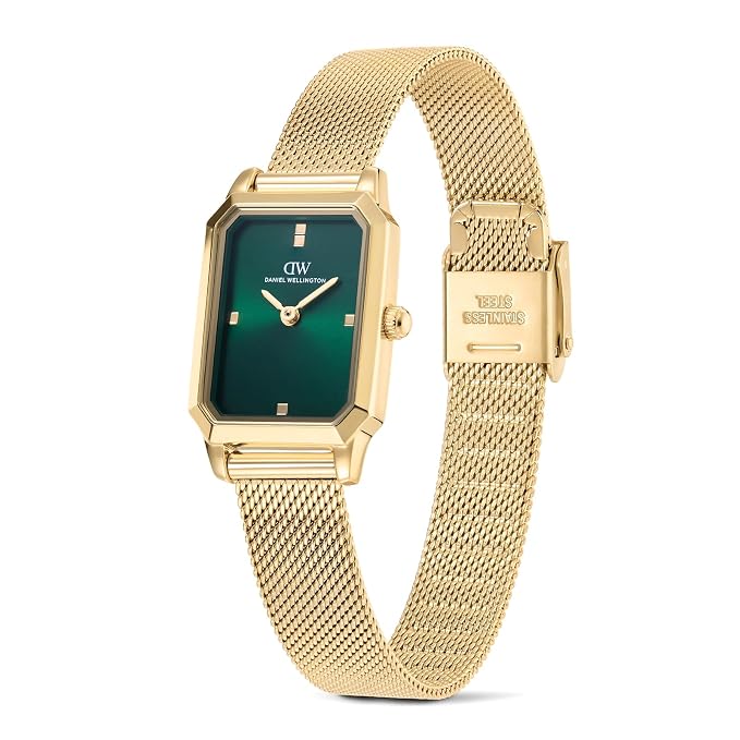 Daniel Wellington DW0DL2600 Green Dial Women's Gold Stainless Steel Analog Watch