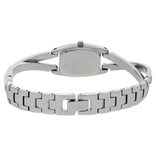 Titan 9851SM01 Women’s Analog Quartz Watch — White Dial & Silver Stainless Steel Strap
