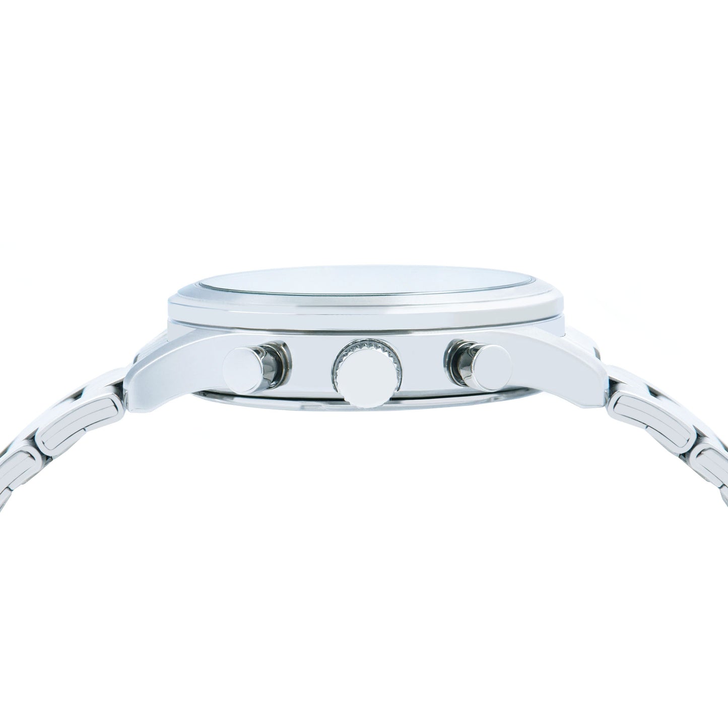 Alba AT3K49X1 Men’s Prestige Chronograph Watch with Green Dial & Silver Stainless-Steel strap
