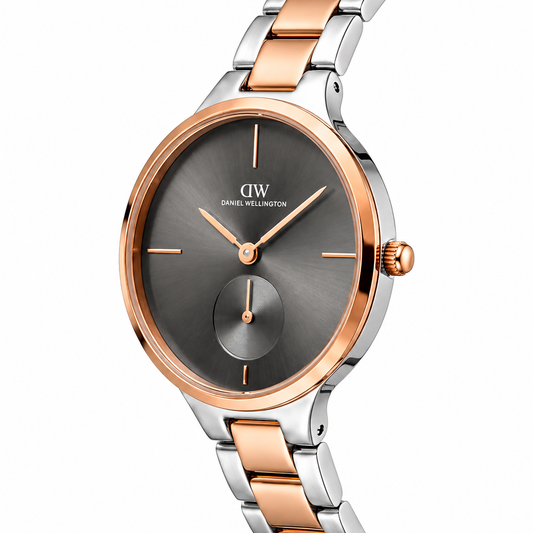 Daniel Wellington DW0DL2301 Grey Dial Dual Tone Women’s Watch