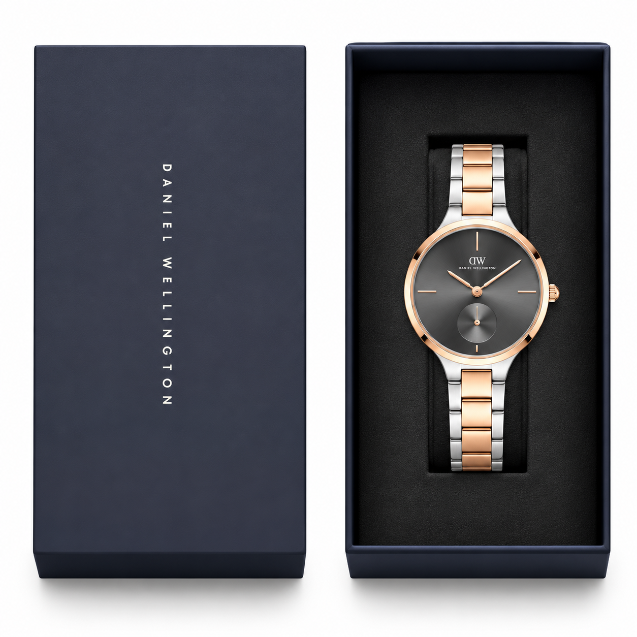Daniel Wellington DW0DL2301 Grey Dial Dual Tone Women’s Watch