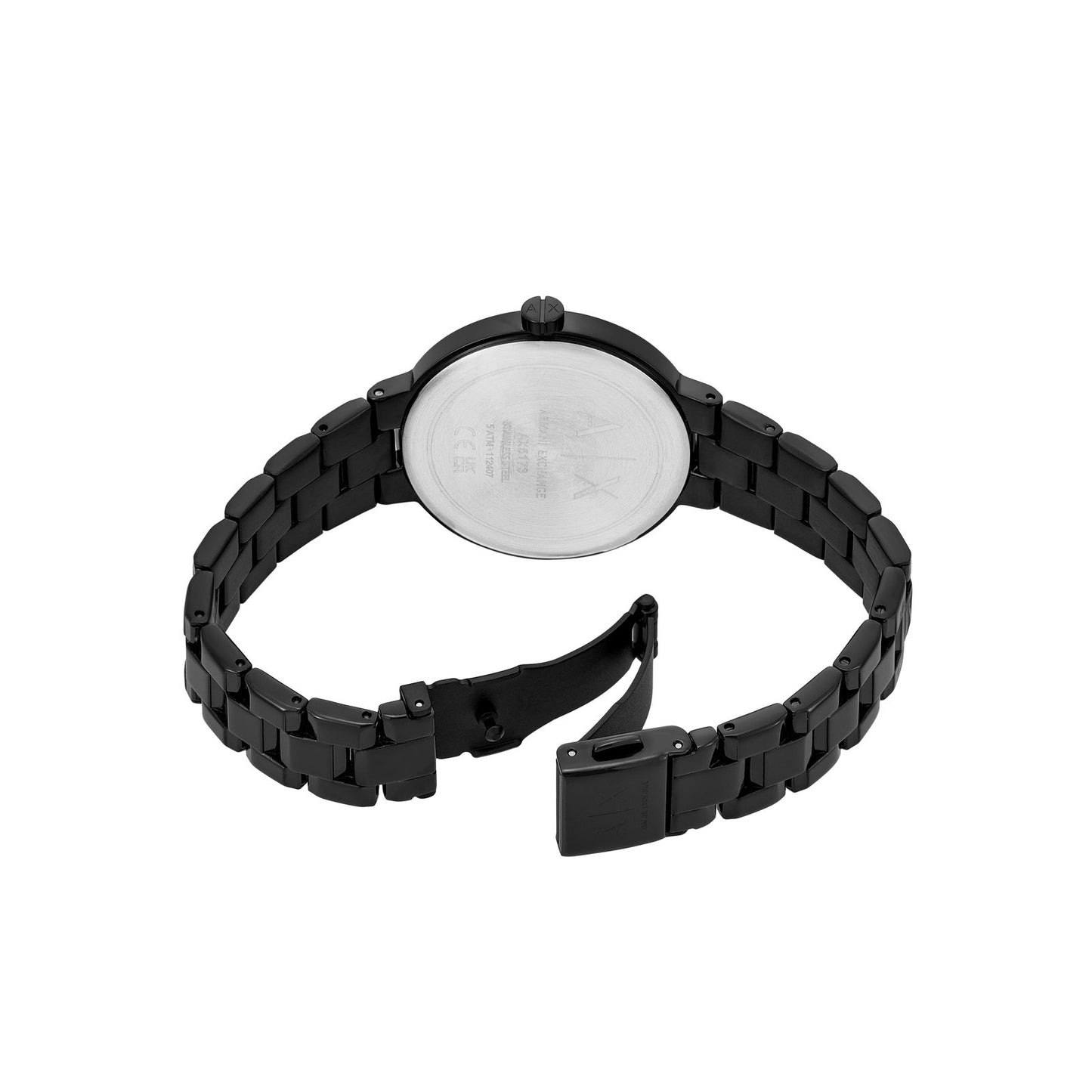 Armani Exchange AX5173I Women's Quartz Analog Watch Black Sunray Dial Black Stainless Steel Bracelet