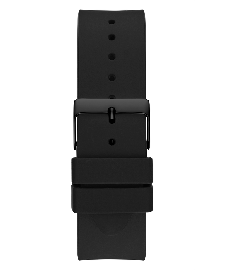 Guess GW0503G3 Analog Quartz Men Black Dial Black Silicone Strap Watch