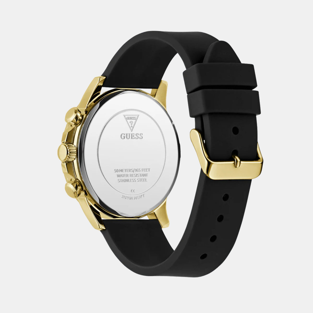 Guess GW0913G4 Black & Green Silicone Multifunction Analog Quartz Watch For Men