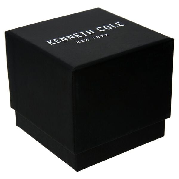 Kenneth Cole NEKCWGG2122902MN Men Quartz Black Dial Black Stainless‑Steel Analog Watch