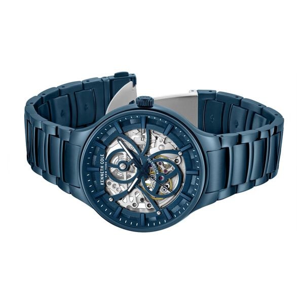 Kenneth Cole KCWGY0059802MN Automatic Men’s Blue-Dial Stainless Steel Analog Watch