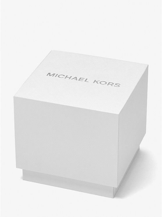 Michael Kors MK7472I Women Quartz White Dial Gold-Tone Stainless Steel Runway Watch