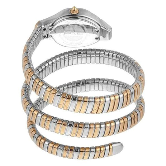 Just Cavalli JC1L189M0085 Women Quartz Silver Dial Two-Tone Stainless Steel Snake Watch