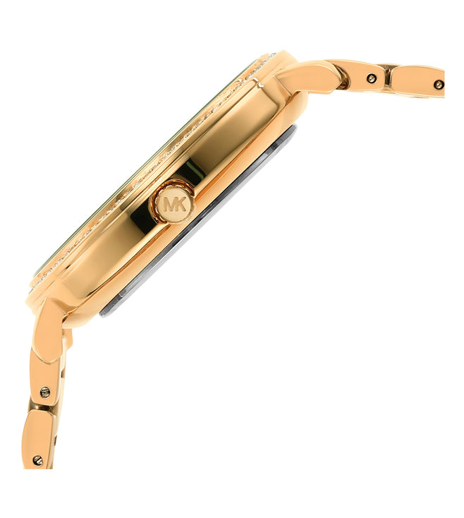 Michael Kors MK4593I Pyper Quartz Black Dial Gold-Tone Alloy Women's Watch