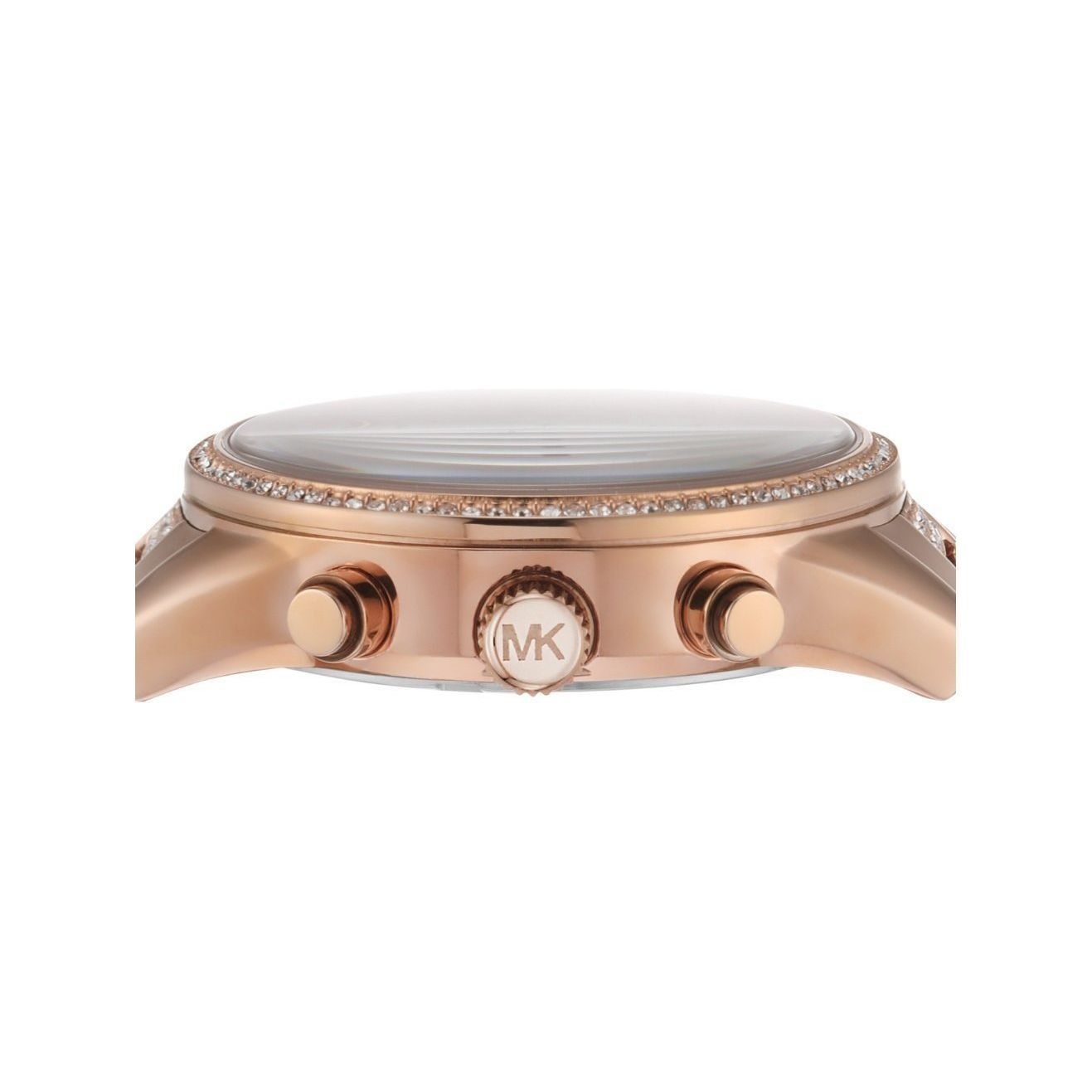 Michael Kors MK6485I Women Quartz Rose Gold Dial Stainless Steel Chronograph Watch