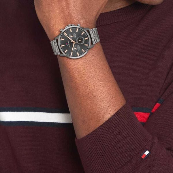 Tommy Hilfiger NTTH1710500 Men Grey Dial Stainless Steel Strap Quartz Watch