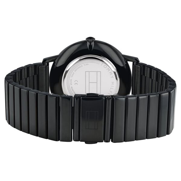 Tommy Hilfiger NTTH1791655 Men Analog Quartz Black Dial Stainless Steel Watch