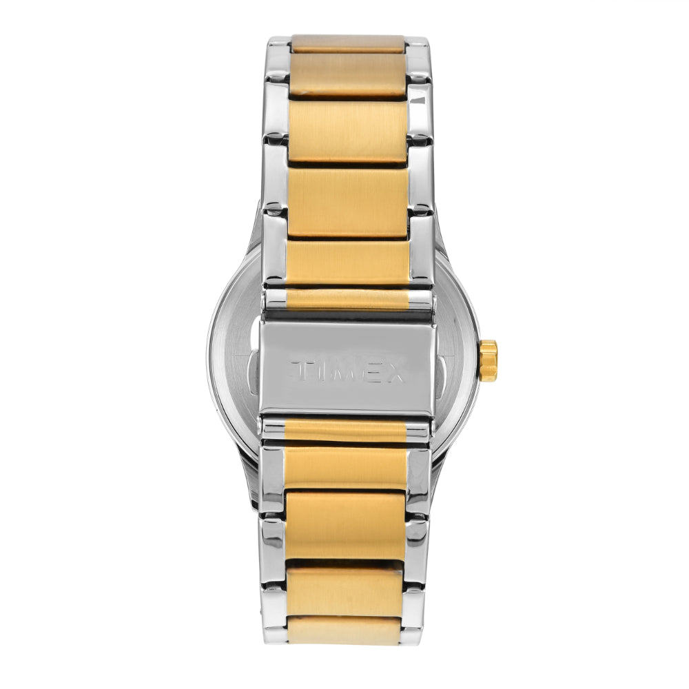Timex TW0TG7624 Quartz Multifunction White Dial Two-Tone Stainless Steel Bracelet Watch For Men