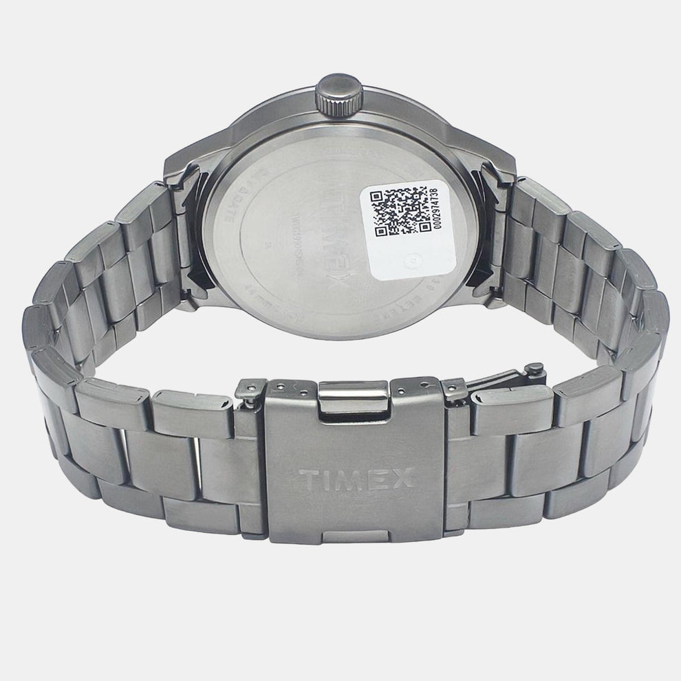Timex TWEG19904 Men Grey Dial Analog Stainless Steel Watch – Quartz Chrono