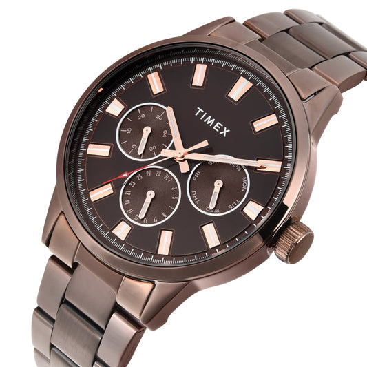Timex TWEG19929 Men’s Brown Dial Quartz Analog Watch