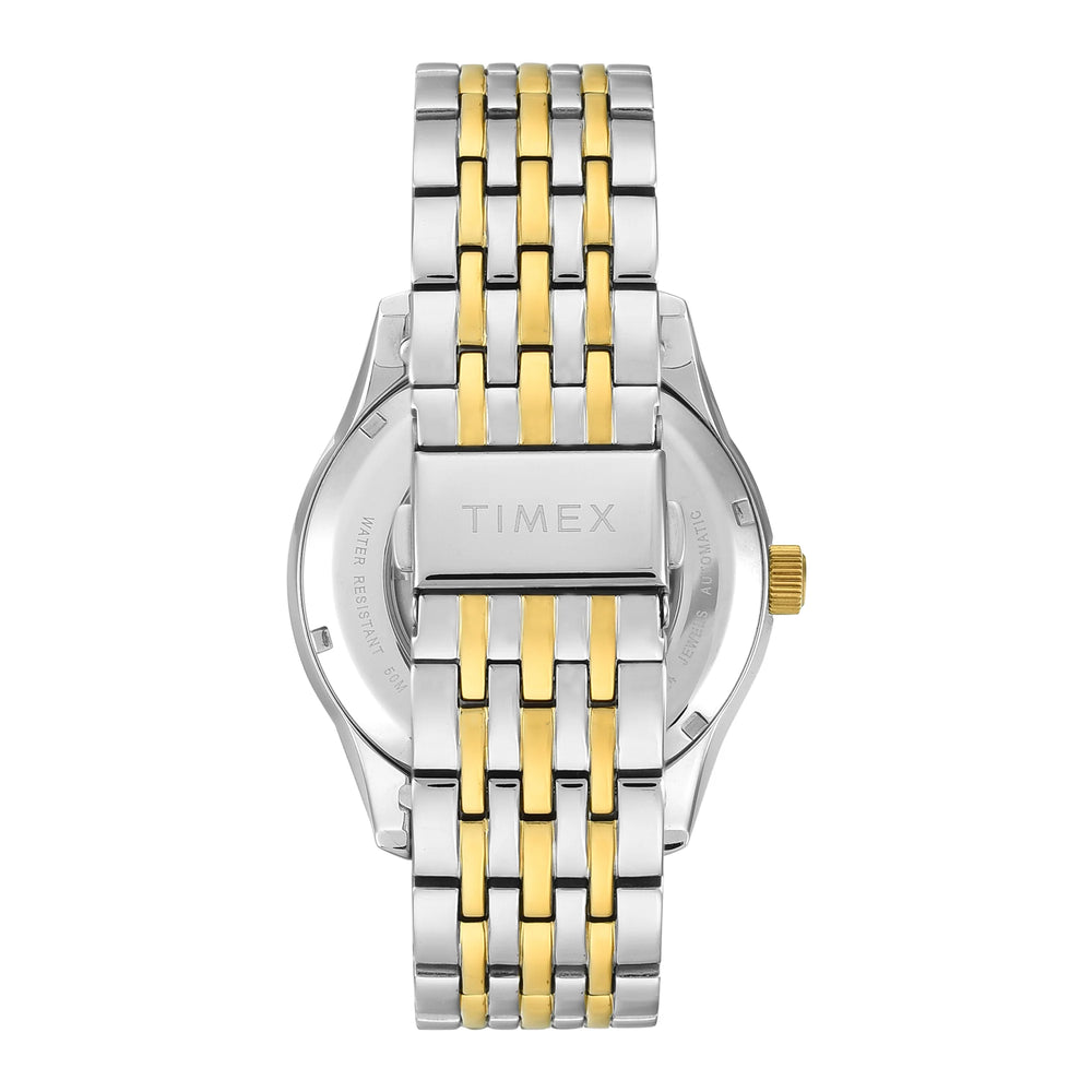 Timex TWEG31602 Signio Automatic Silver Dial Two-Tone Stainless Steel Men's Watch