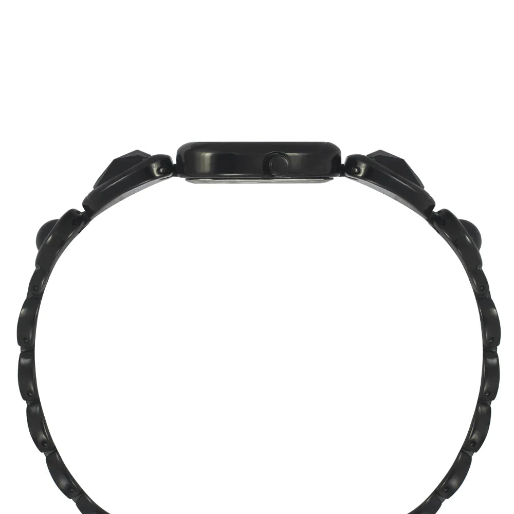 Timex TWEL17701 Fria Triangle Black Dial Women's Black Brass Analog Watch