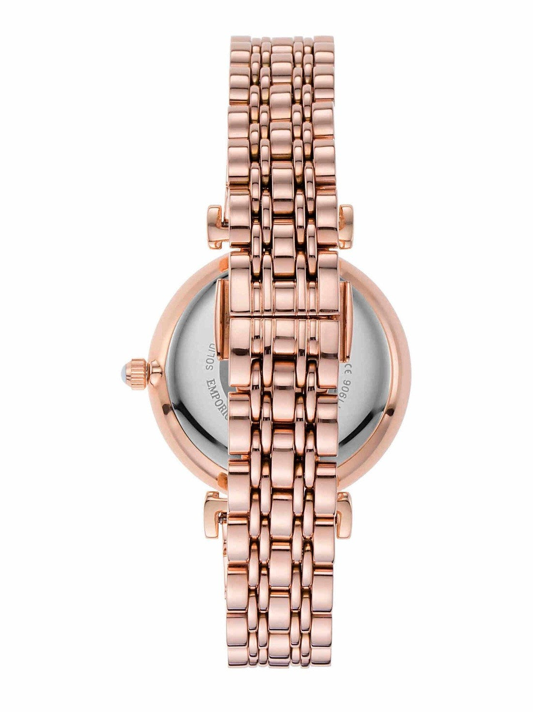 Emporio Armani AR11244 Gianni T-Bar Women's Rose Gold Stainless Steel Analog Quartz Watch 32mm | Luxury Designer Watch