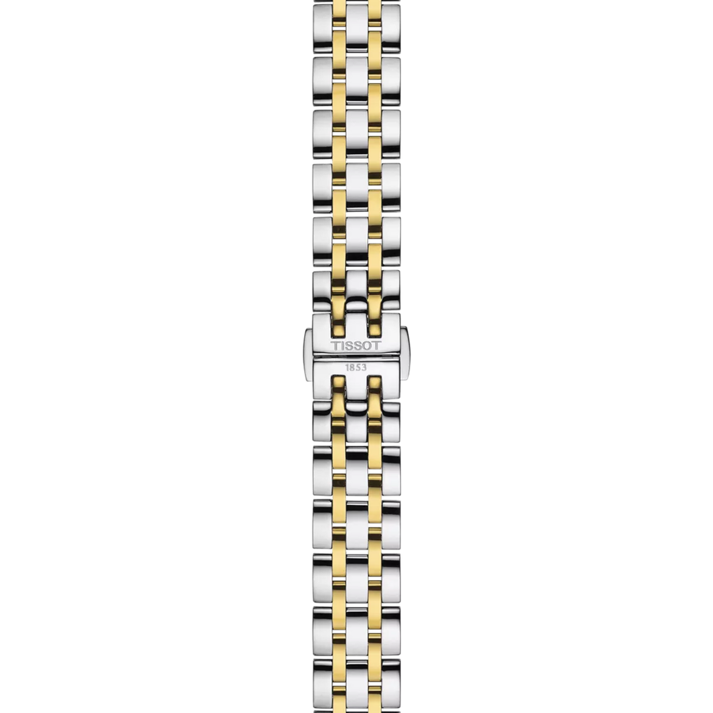 Tissot T1292102203100 Women Analog Quartz Watch with Silver Dial and Two-Tone Stainless Steel Bracelet