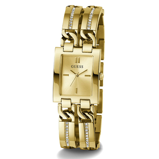 GUESS GW0668L2 Quartz Women’s Gold-Tone Analog Watch with Champagne Dial