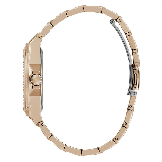 Guess GW0685L3 Analog Quartz Women Rose Gold Dial Rose Gold Stainless Steel Bracelet Watch