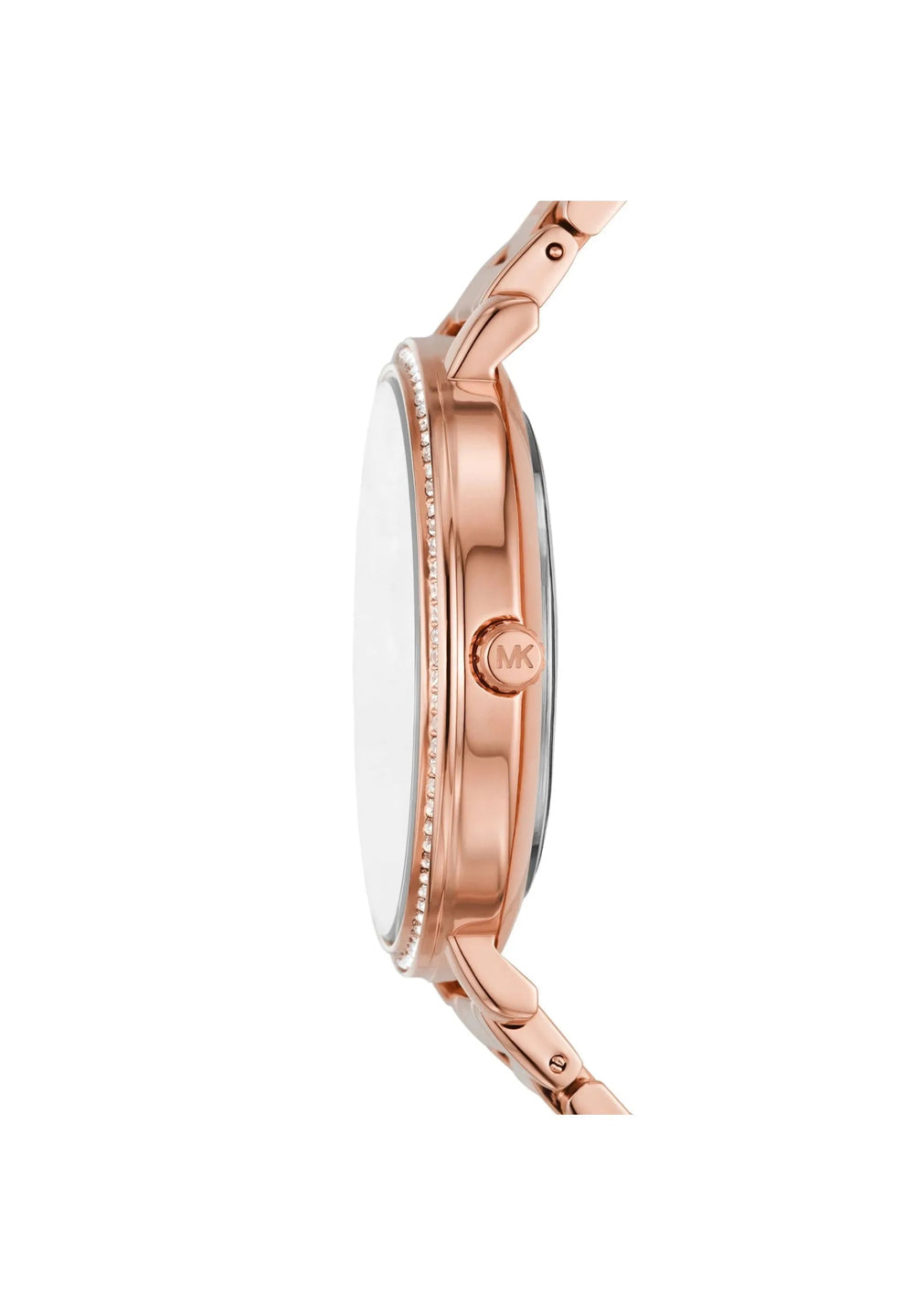 Michael Kors MK4917I Women Quartz White Dial Rose Gold-Tone Stainless Steel Pyper Watch