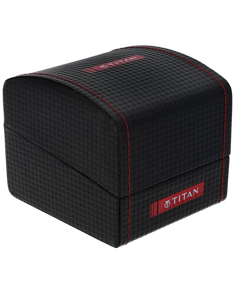 Titan 2651WM05 Neo Green Dial Multifunction Women's Rose Gold Stainless Steel Watch