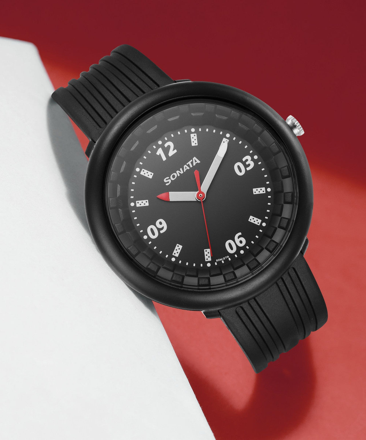 Sonata 77121PP05W F1 Plastics Analog Men’s Watch
