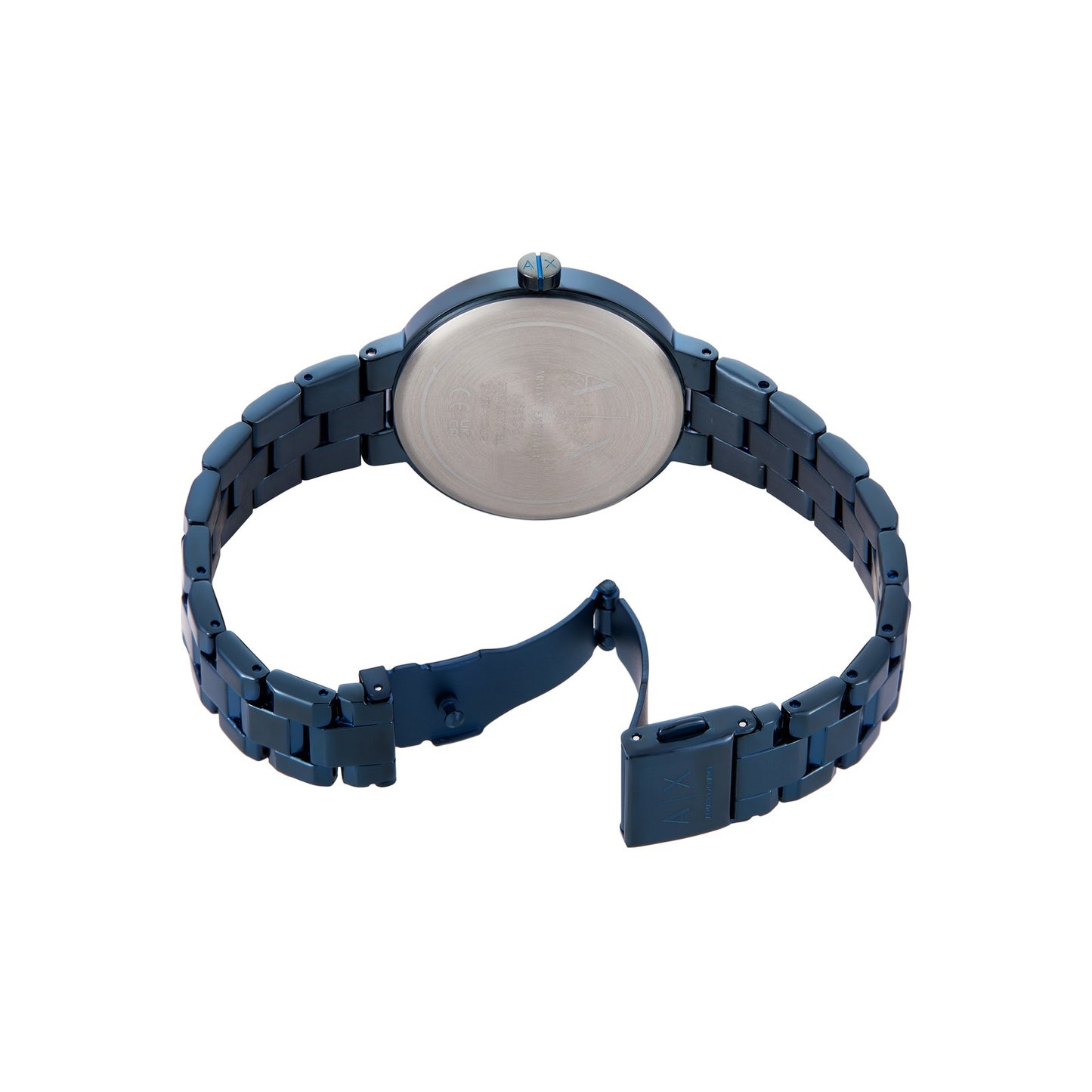 Armani Exchange AX5175I Women's Quartz Analog Watch Blue Sunray Dial Blue Stainless Steel Bracelet