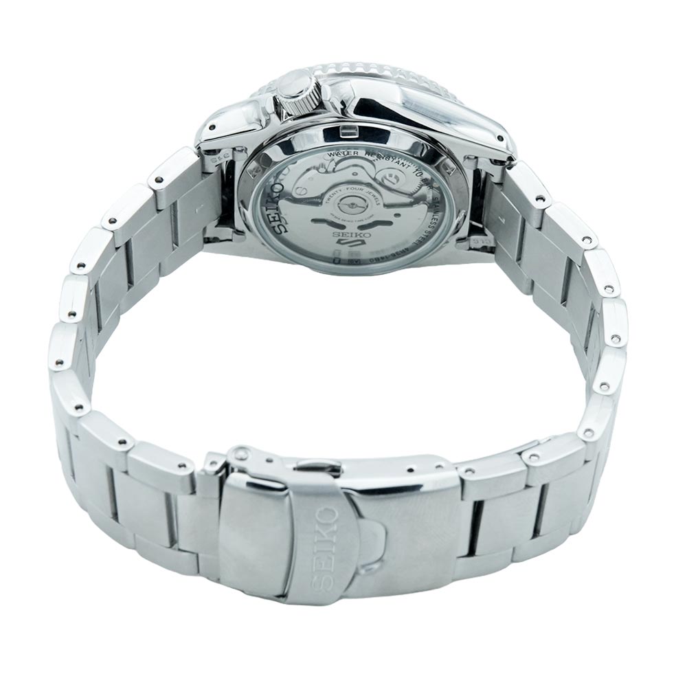 Seiko SRPD55K1 Automatic Men Black Dial Stainless Steel Bracelet Watch